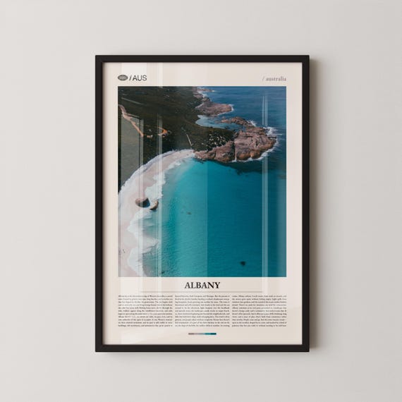 Albany Print Wall Art Poster Photography Coastal Landscape Australian Decor