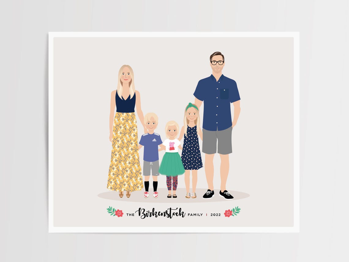 Custom Family Portrait - Image 3