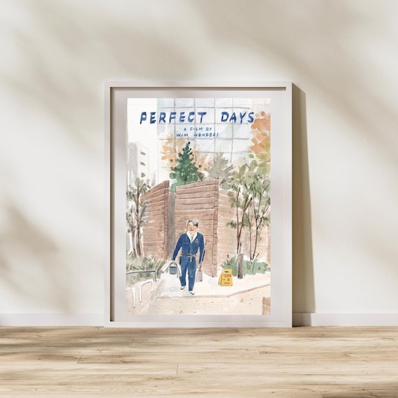 Perfect Days Inspired Movie Poster, Wim Wenders