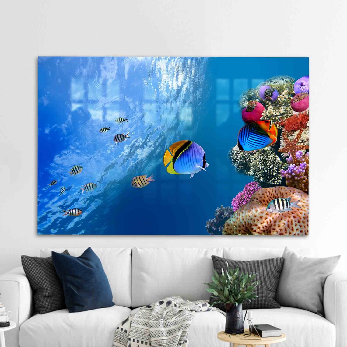 Tropical Fish Ocean Wall Decor Art Print