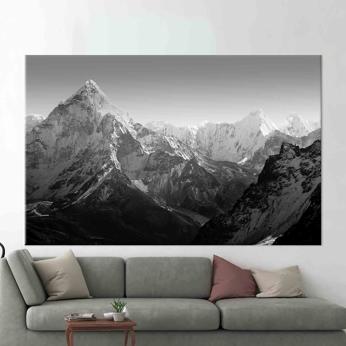 Everest Base Camp Himalaya Mountain Landscape Travel Poster