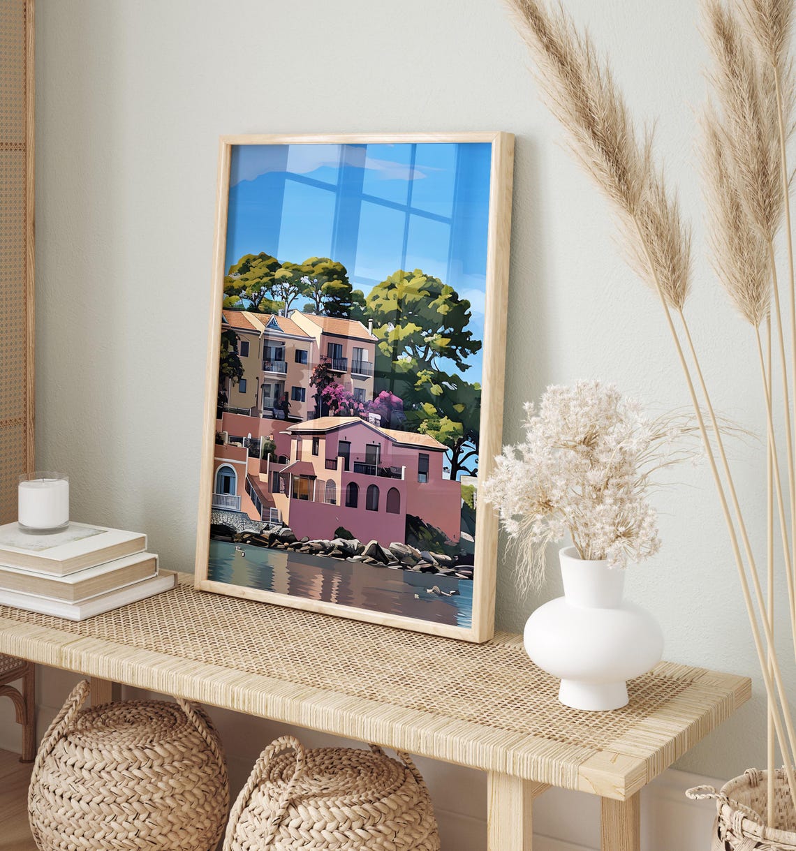 Kefalonia Art Print Kefalonia Wall Art Watercolor Art Painting Kefalonia Gift Kefalonia Poster Travel Poster Print Kefalonia Artwork - Image 2