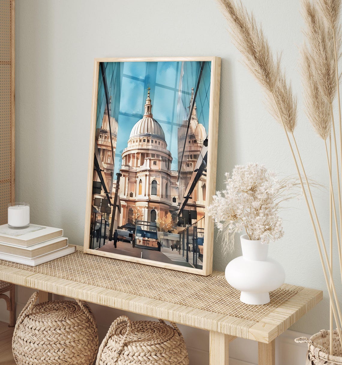 London Watercolor Painting London Art Print London Wall Art Travel Poster Travel Gift Art Print Unique Home Decor - Image 2
