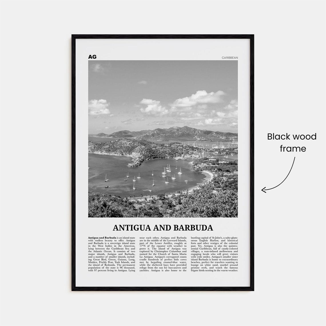 Antigua And Barbuda, St Johns Caribbean Art Print - Image 3