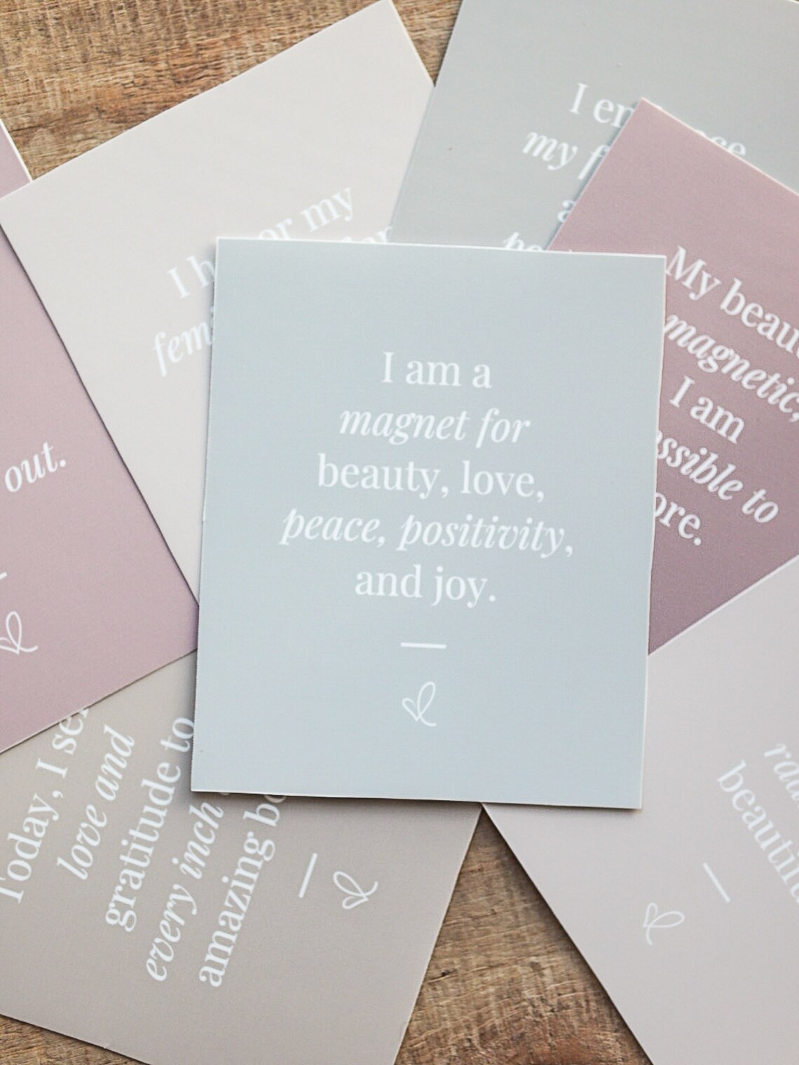 Divine Feminine Affirmation Cards Digital Print Set Self Love Gift 23 Cards - Image 3