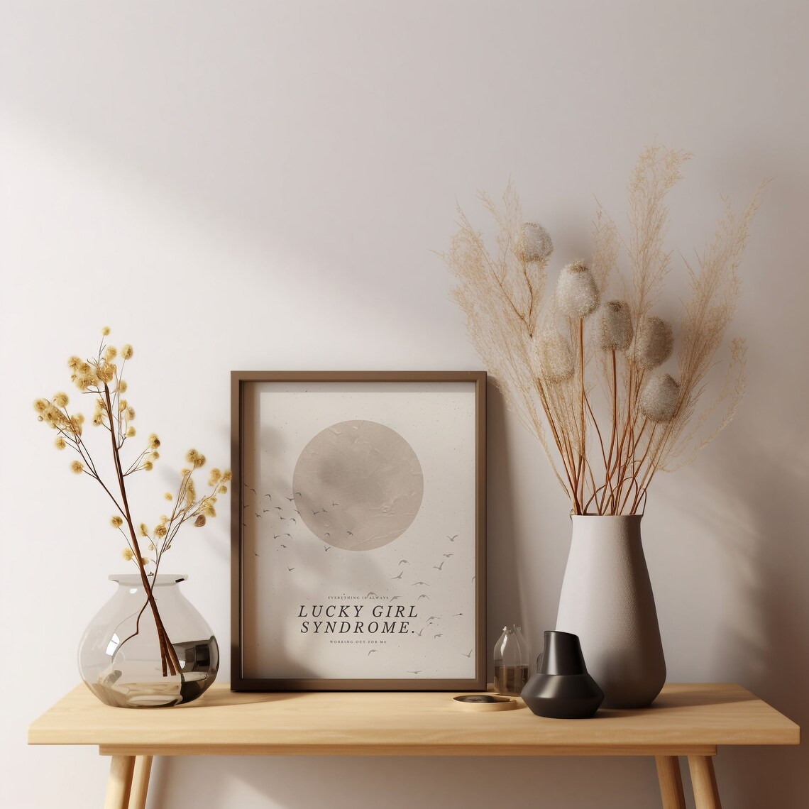Lucky Girl Syndrome Art Print, Home Inspiration - Image 2