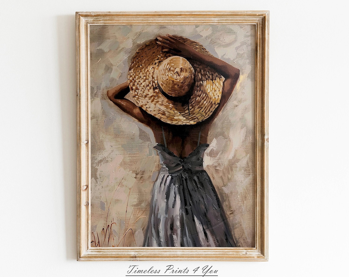 Black Women African Oil Painting Wall Art