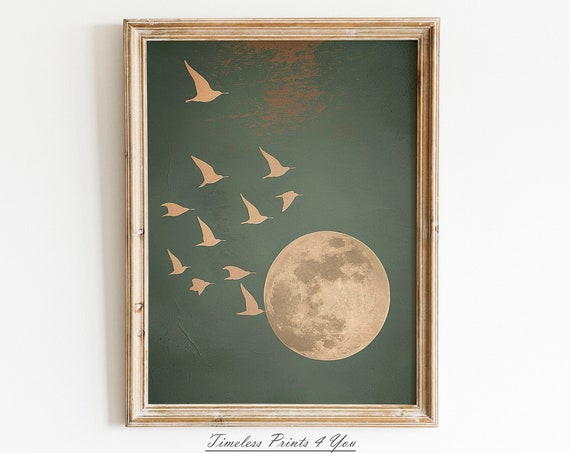 Japandi Wall Art Decor Japanese Wabi Sabi Neutral Tree Modern