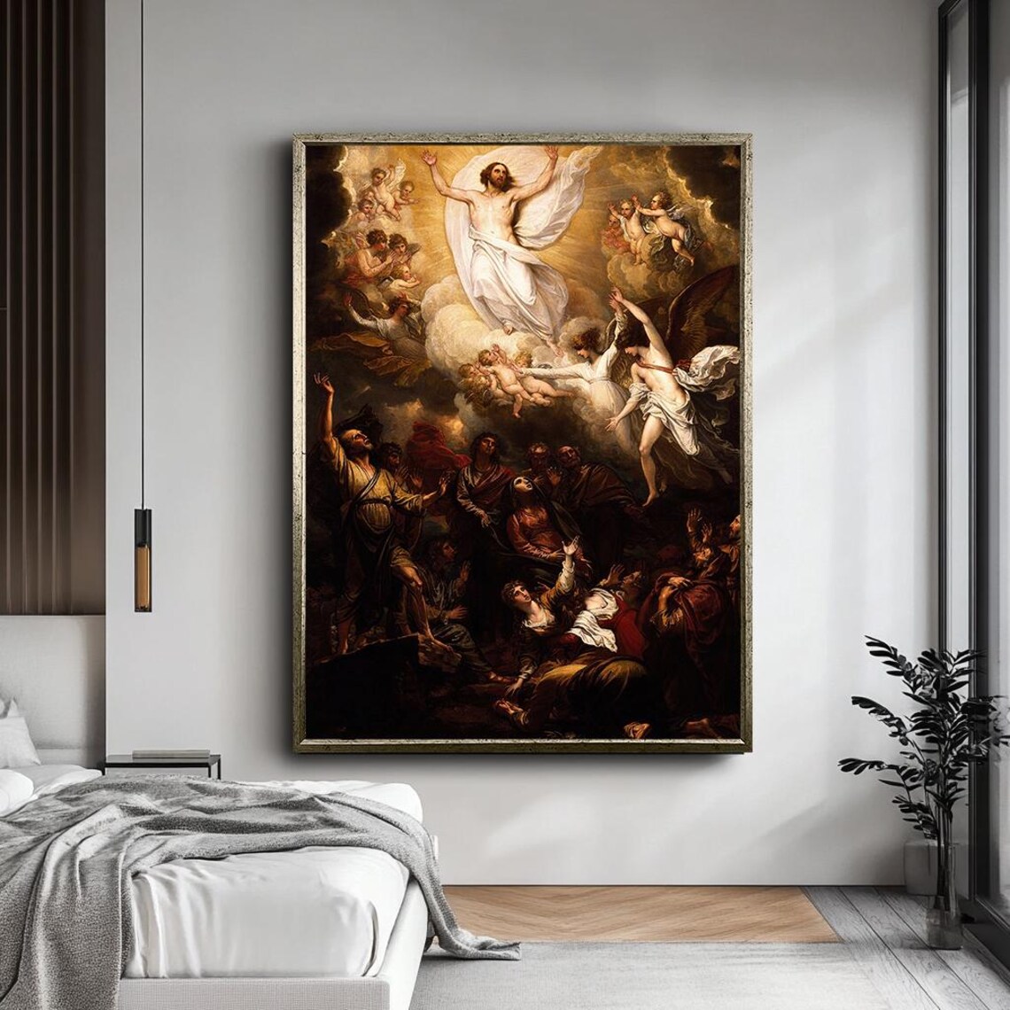 The Ascension of Christ, Baroque Religious Art Print - Image 3