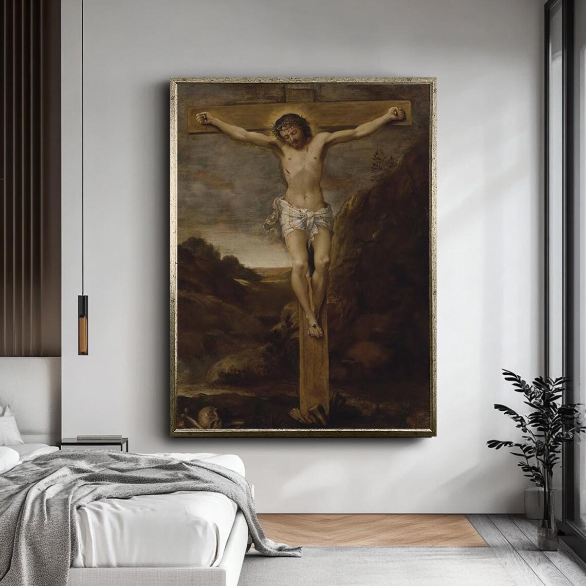 The Crucifixion Of Jesus Classic Renaissance Religious Art Wall Poster - Image 4