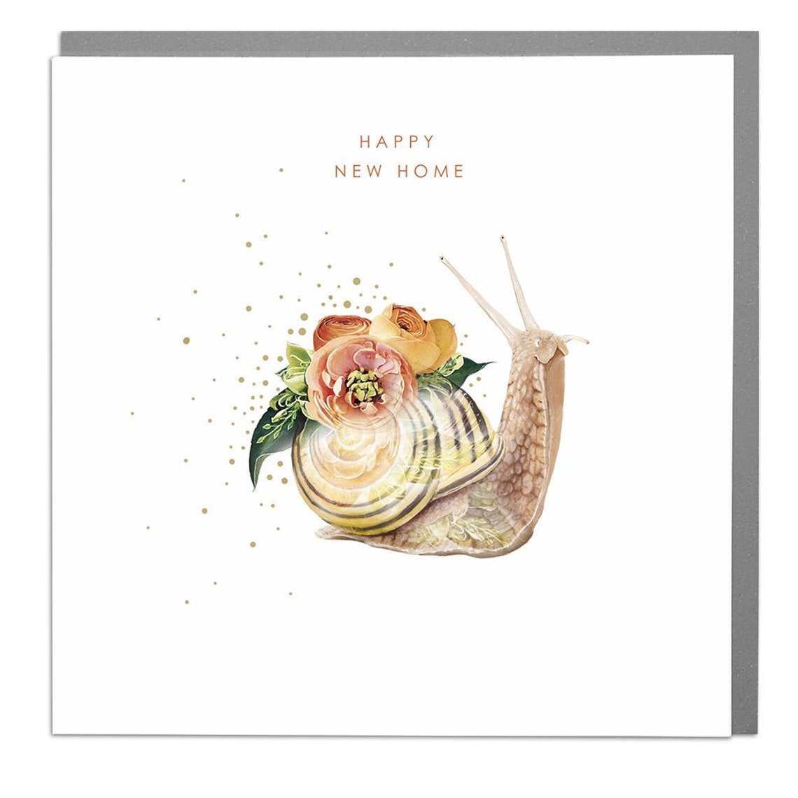 Snail New Home Card by Lola Design