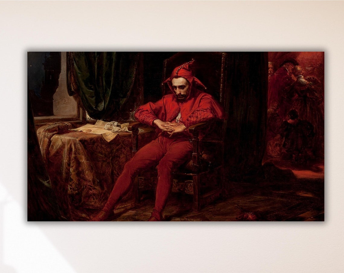 Jan Matejko Stanczyk Red Jester Classic Polish Painting Poster - Image 3
