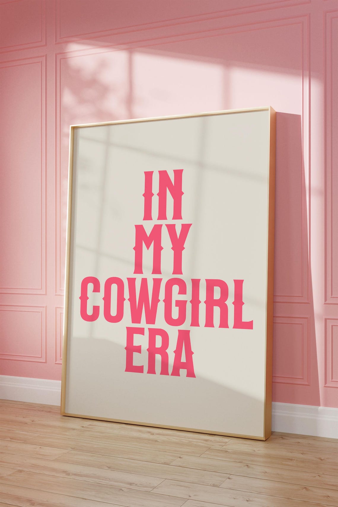 In My Cowgirl Era, Typography Art Print - Image 4