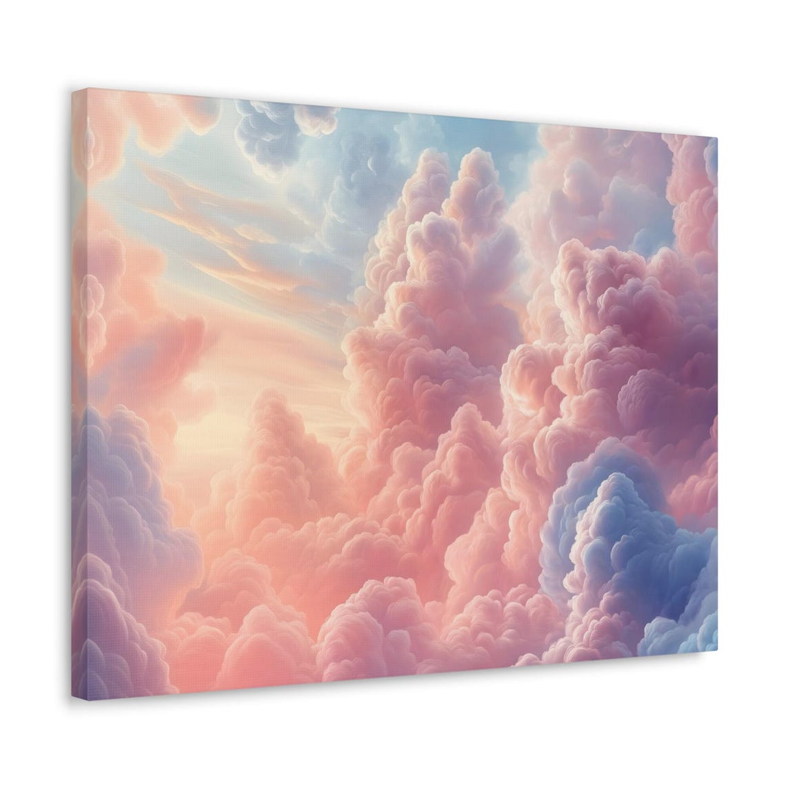 Soft Pastel Cloud Dream Fluffy Pink Sky Cotton Candy Clouds Poster