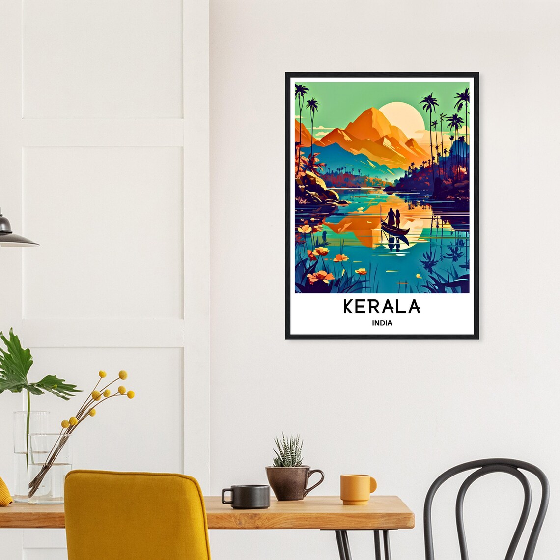 Kerala Travel Poster, Indian Place Print - Image 2