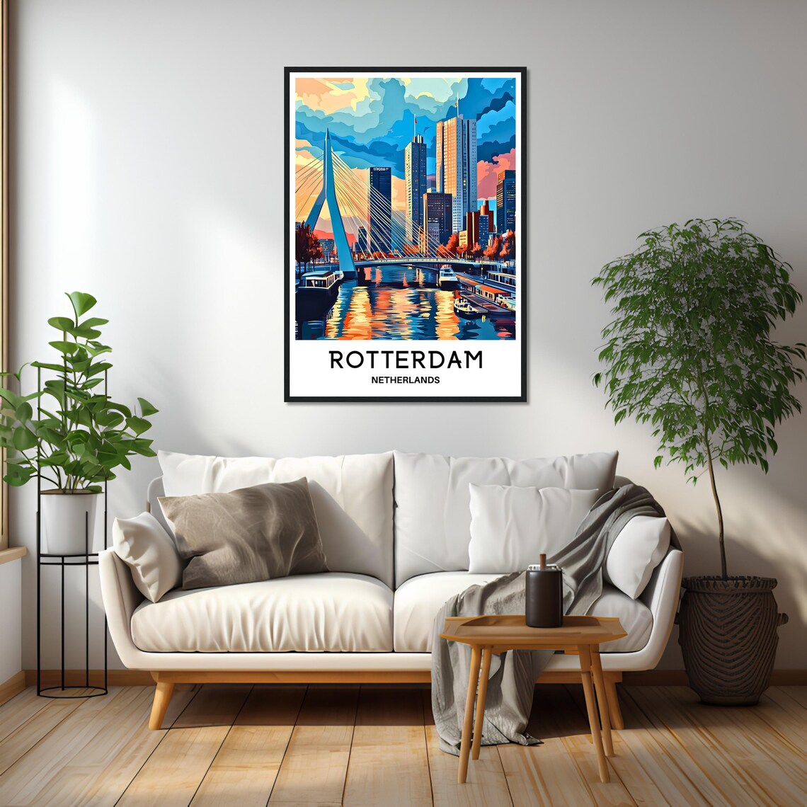 Rotterdam Travel Poster, Dutch Art Print - Image 2