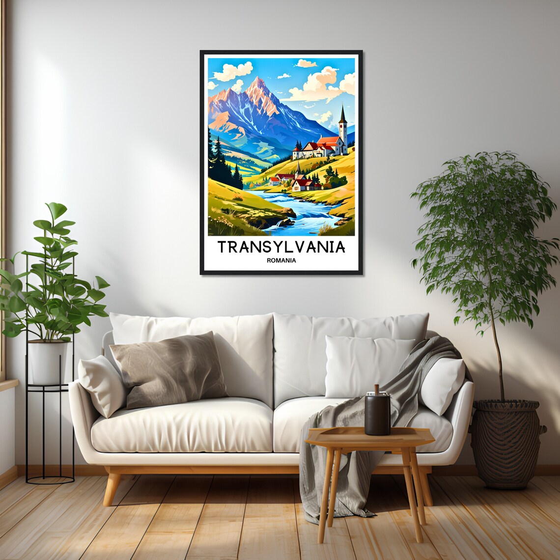 Transylvania Travel Poster, Romanian Art Print - Image 3