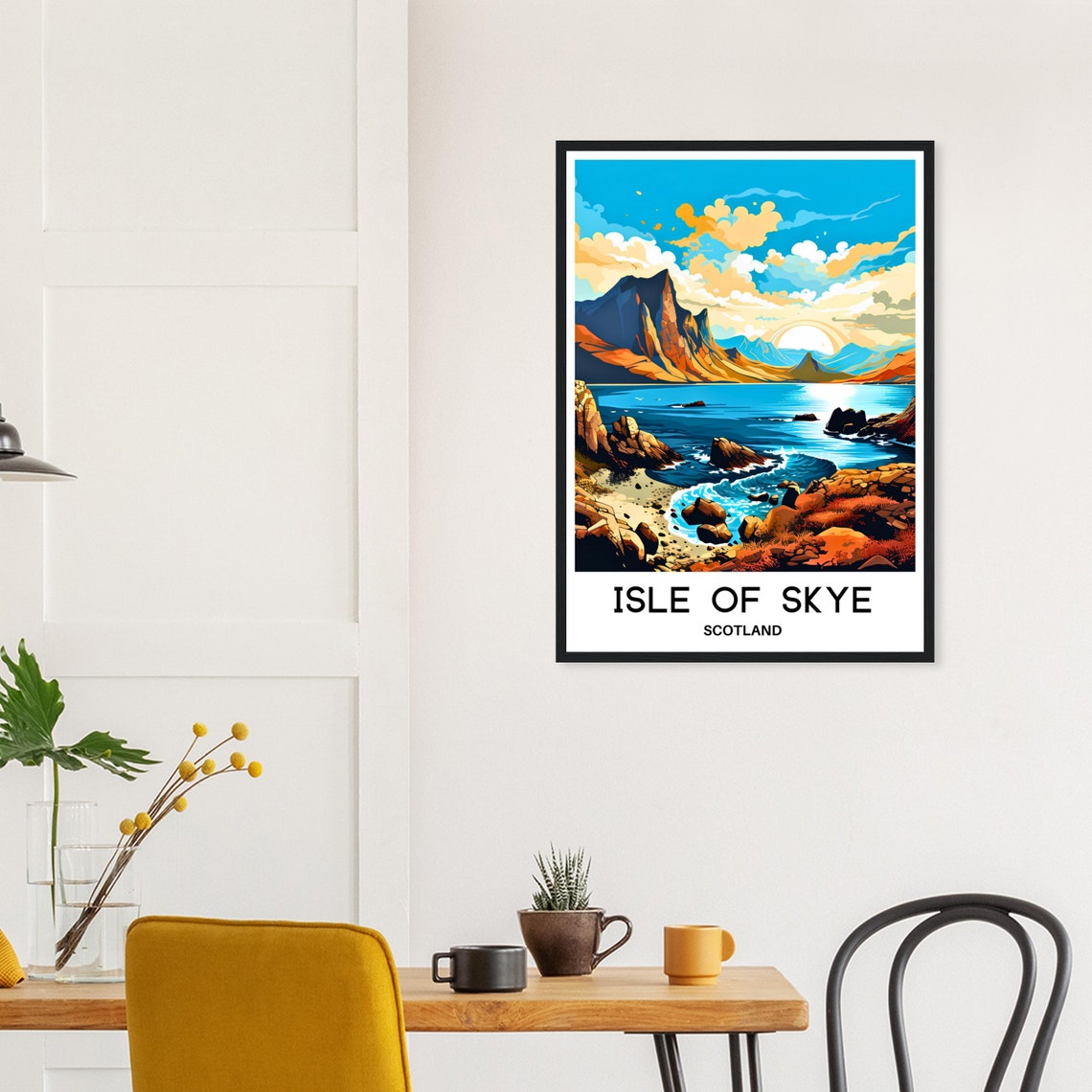 Isle Of Skye Travel Poster Isle Of Skye Travel Print Isle Of Skye Wall Art Isle Of Skye Travel Gift Isle Of Skye Art Print Scotland Poster - Image 2