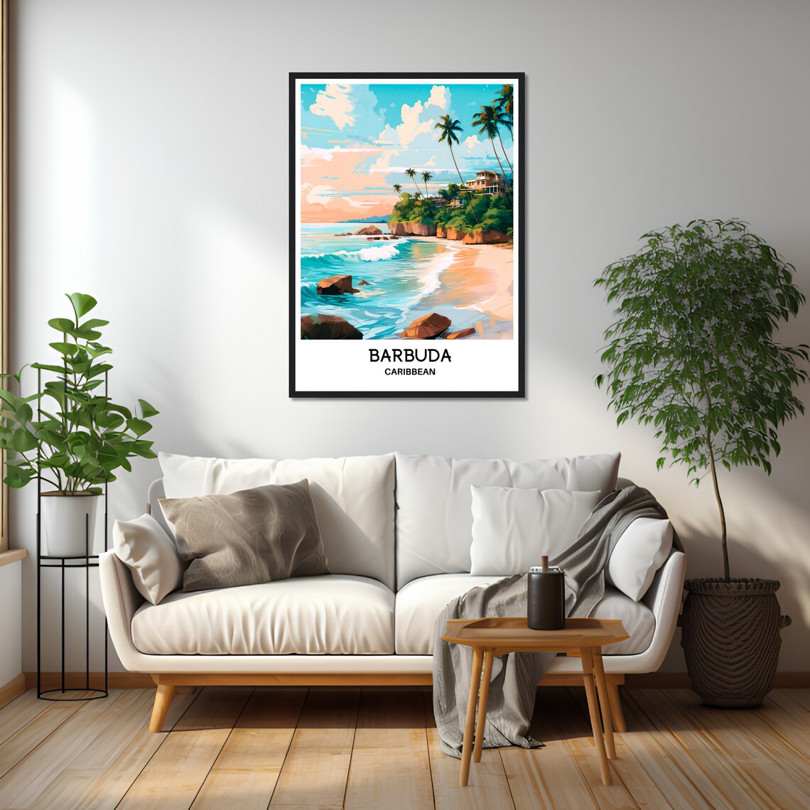 Barbuda Travel Poster, Caribbean Island Illustration - Image 2