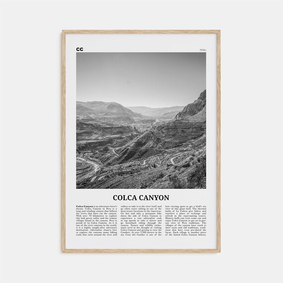 Colca Canyon, Peru Travel Poster