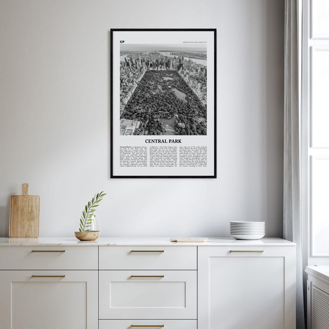 Central Park Black and White New York City Art Print - Image 2