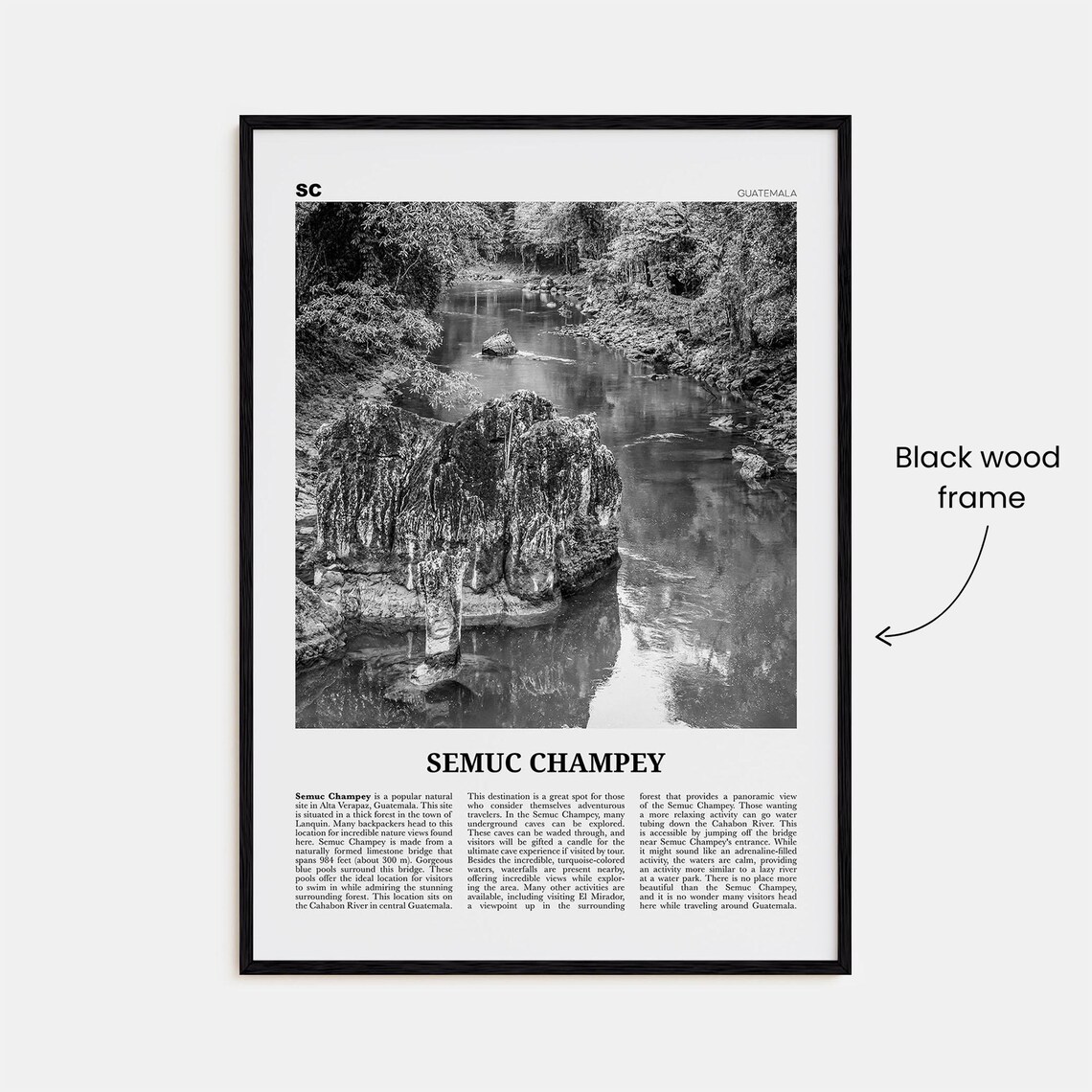 Semuc Champey, Guatemala Travel Poster - Image 3