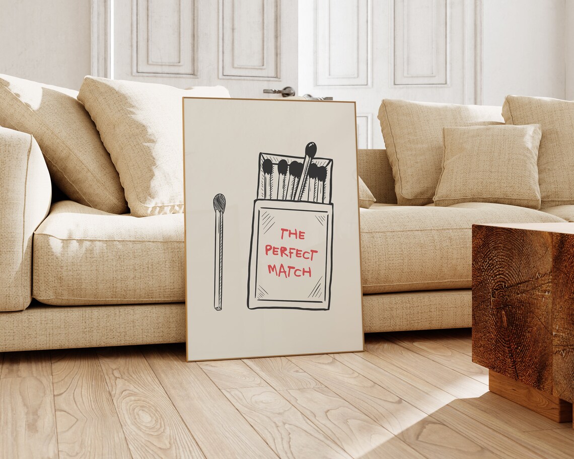 Valentine Decor Gift For Him, Trendy Wall Art