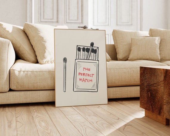 Valentine Decor Gift For Him, Trendy Wall Art