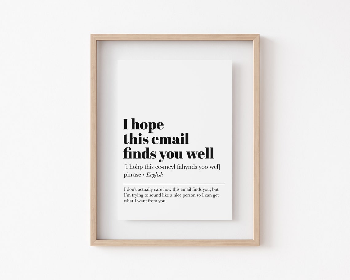 Home Office Funny Definition Art Print - Image 3