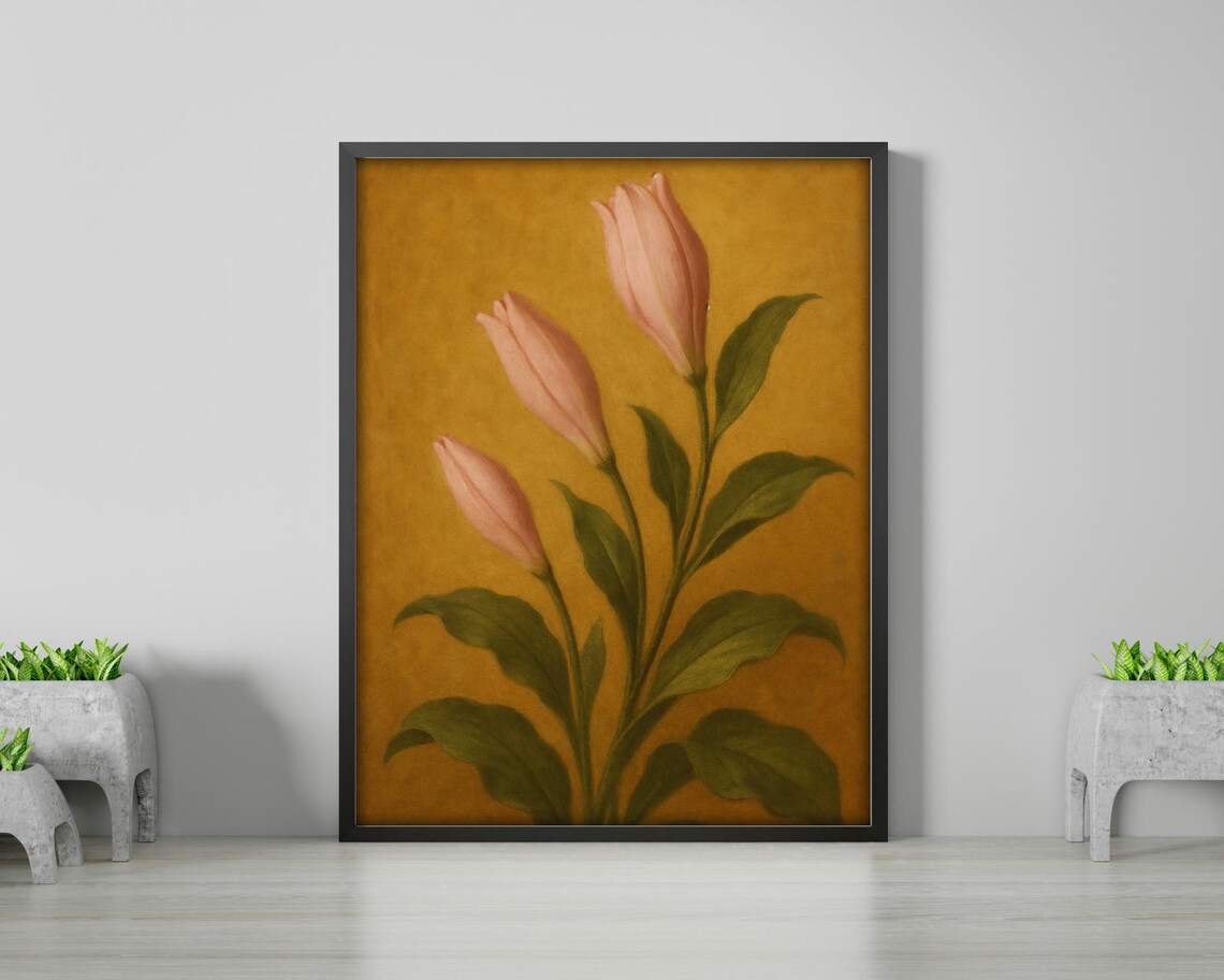 Vintage Tulip Botanical Art Print - Image 2