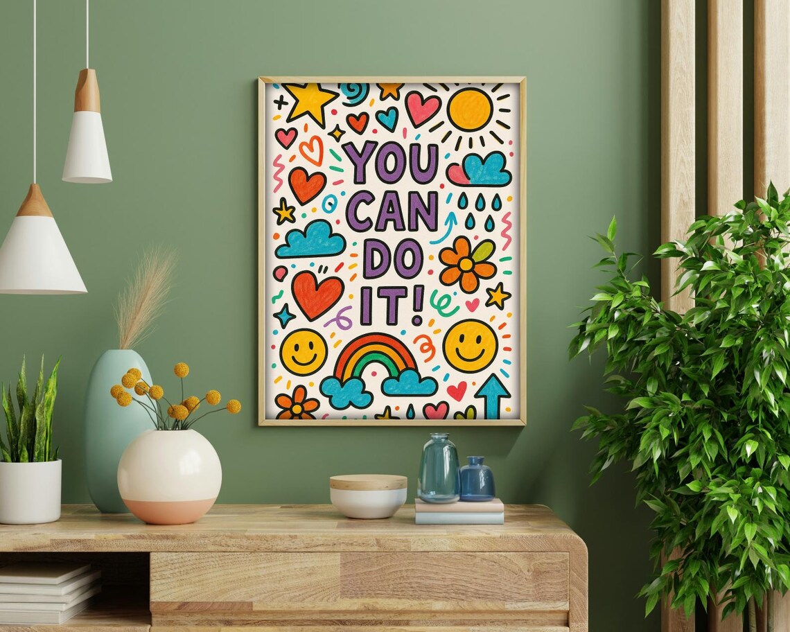 You Can Do It Motivational Poster for Kids and Adults - Image 4