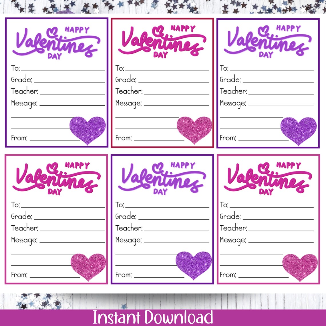 Valentine's Day Candy Gram Fundraiser Flyer Template - Image 2
