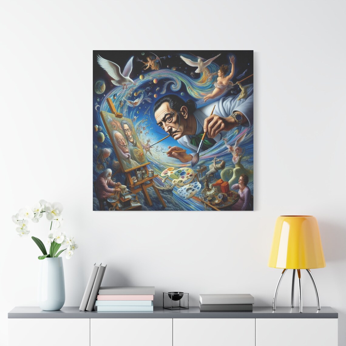 Salvador Dali Surreal Fantasy Art Print, Mystical - Image 3