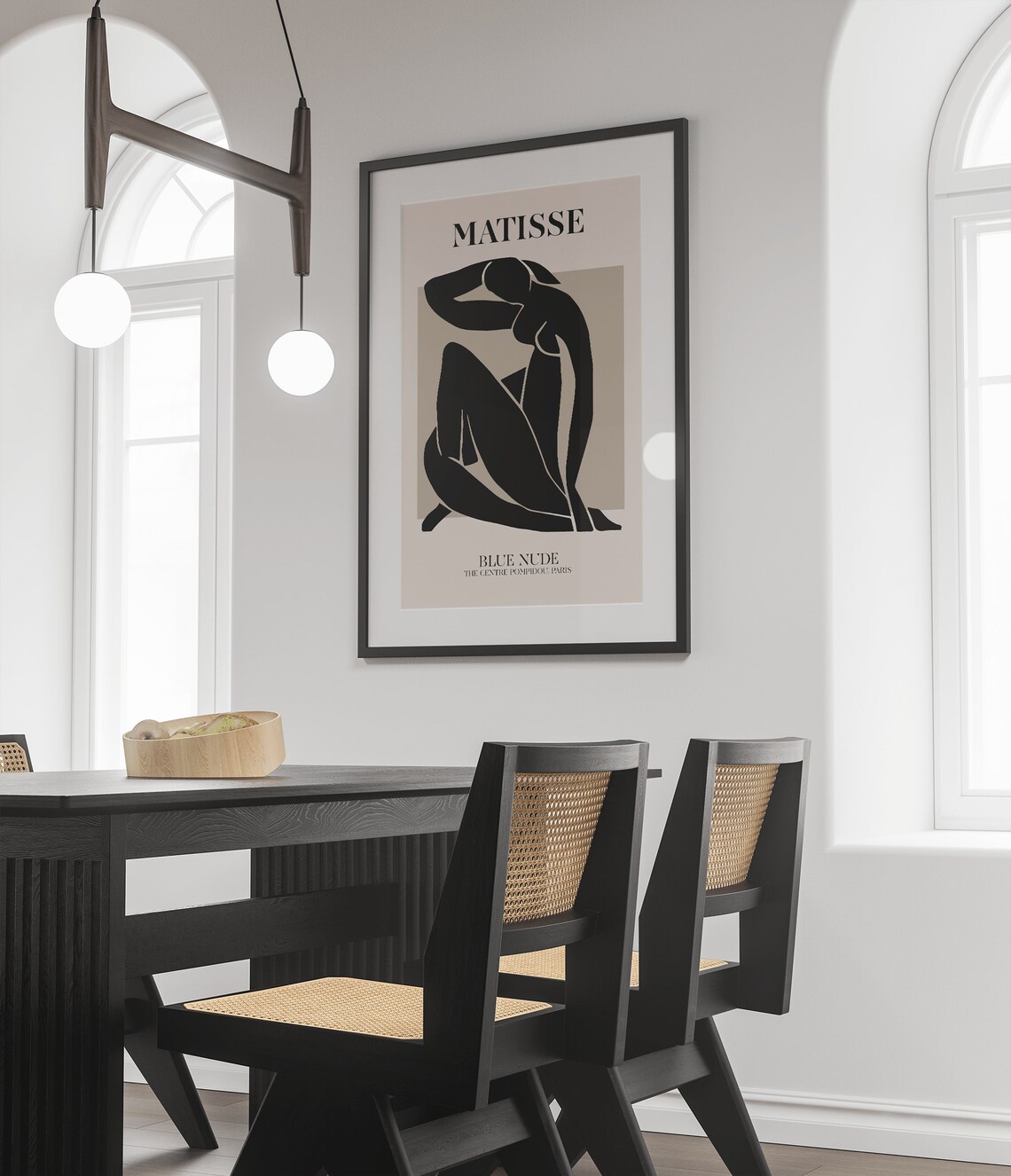 Henri Matisse Inspired Blue Nude Poster Print - Image 3