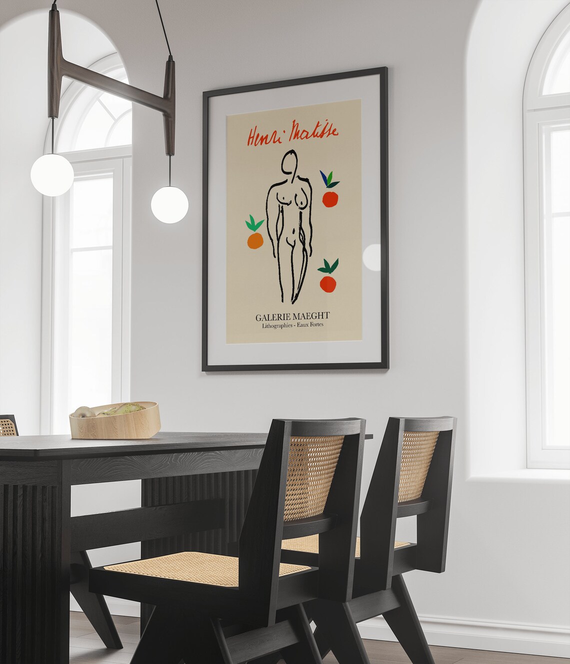 Henri Matisse Nude With Oranges Poster, Home Decor - Image 2