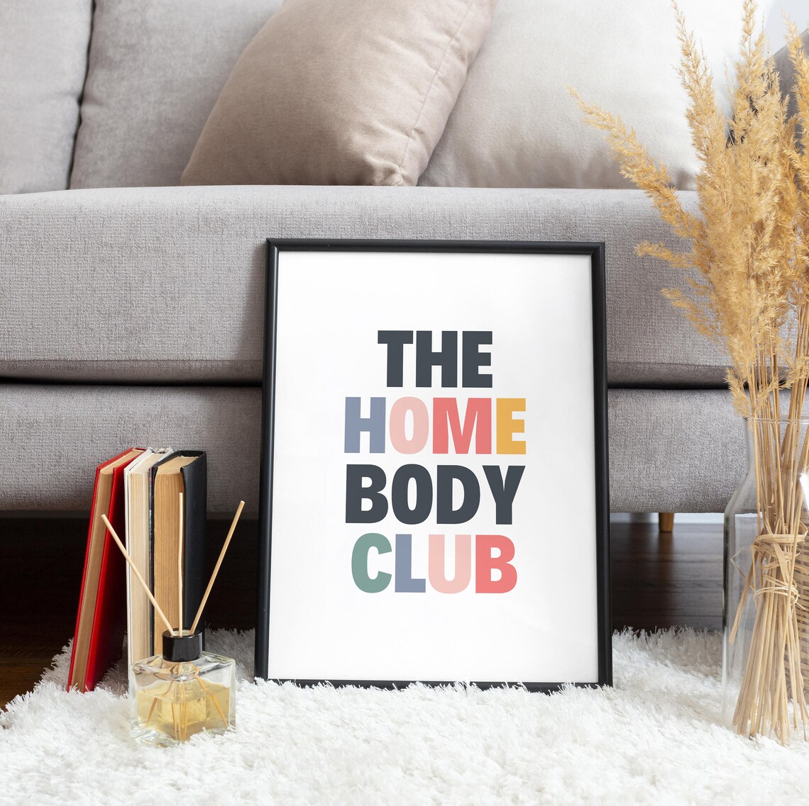 The Homebody Club Minimalist Typography Art Print - Image 2