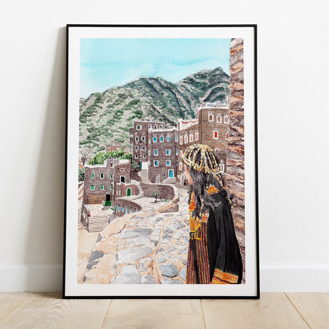 Rijal Almaa, Saudi Arabia Travel Poster Print - Image 2