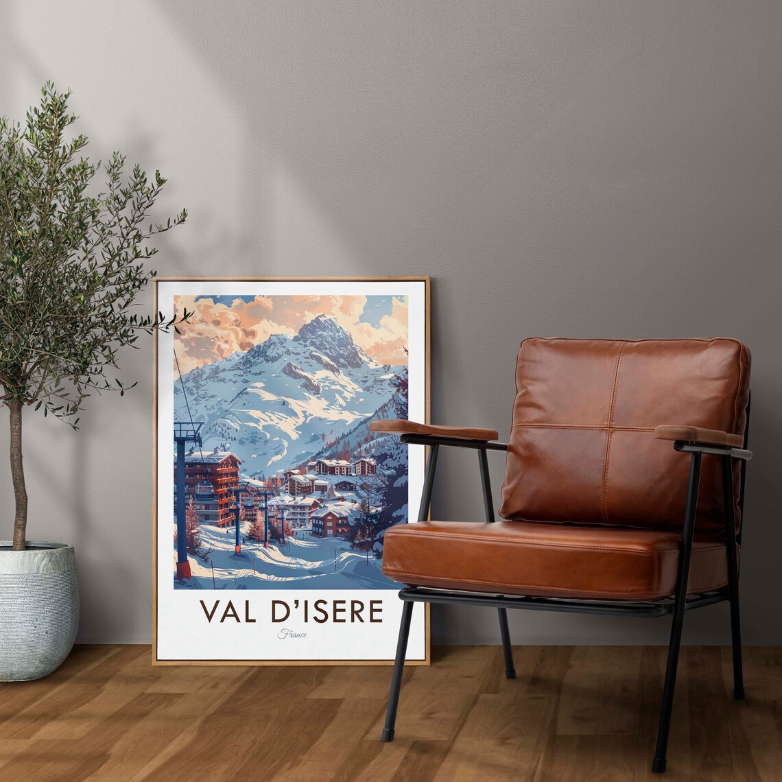 Val Disere France Vintage Travel Poster, Wall Art Print - Image 2