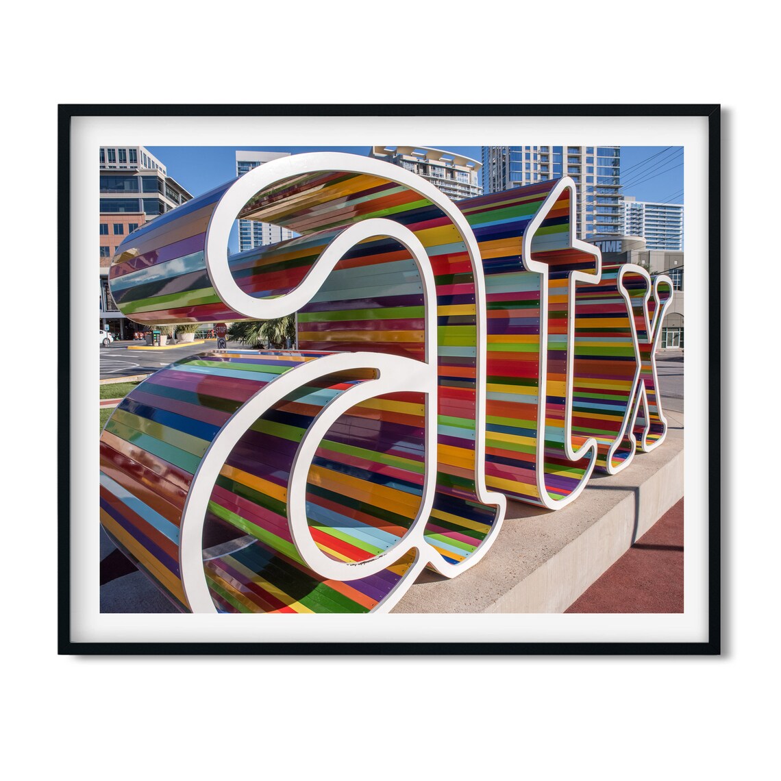 Austin TX Horizontal Texas Photography Art Print - Image 2