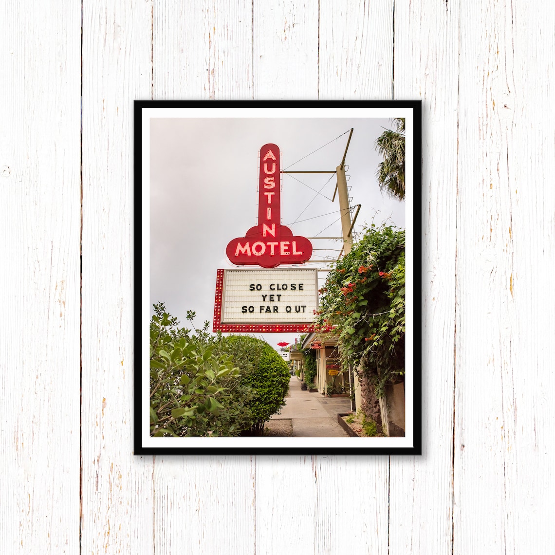 Austin Motel Texas Photography Travel Poster - Image 2