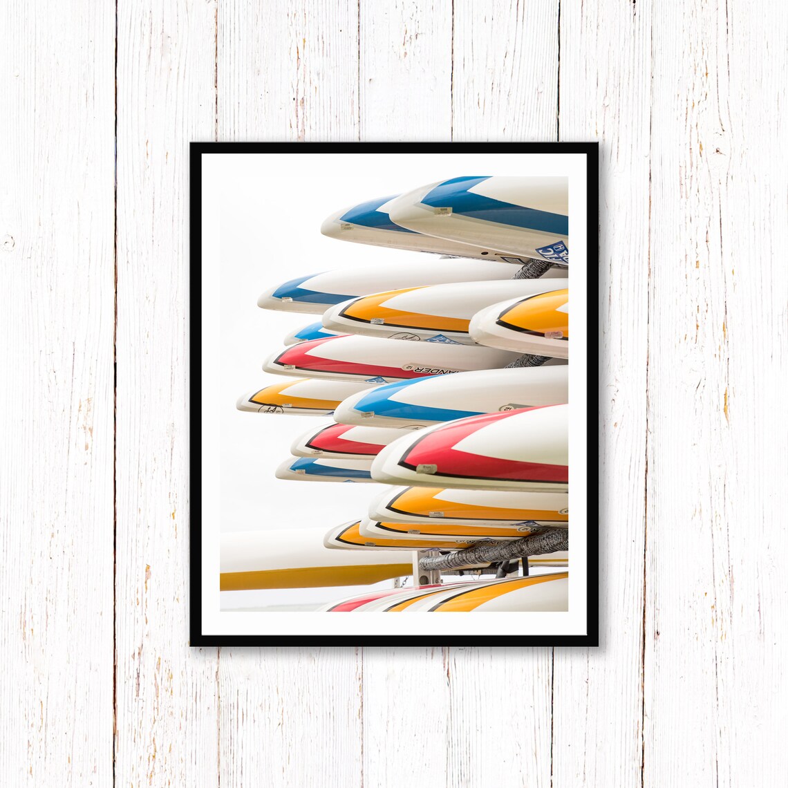 Outrigger Canoe Prints Hawaii Prints Bright Abstract Art Art Outrigger Canoe Printables Travel Art Print - Image 2