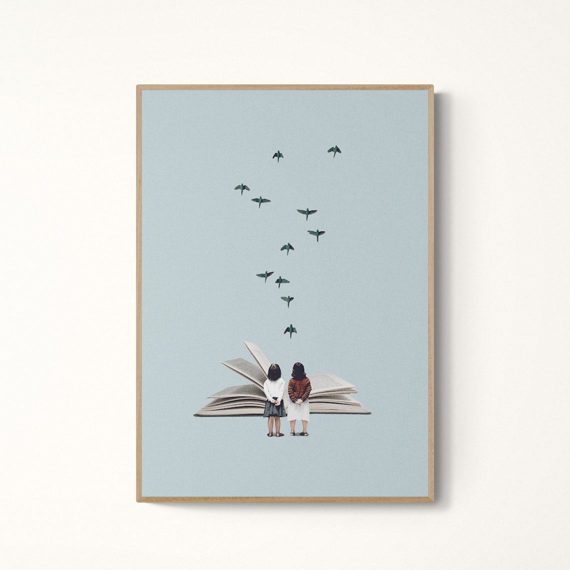 We Communicate Silently Surreal Art Print