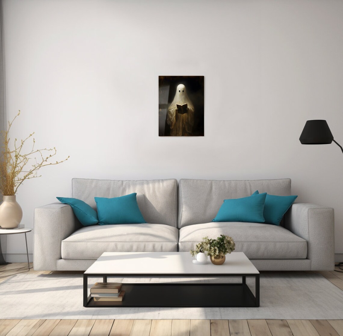 Spectral Solitude, Abstract Modern Art Print - Image 2