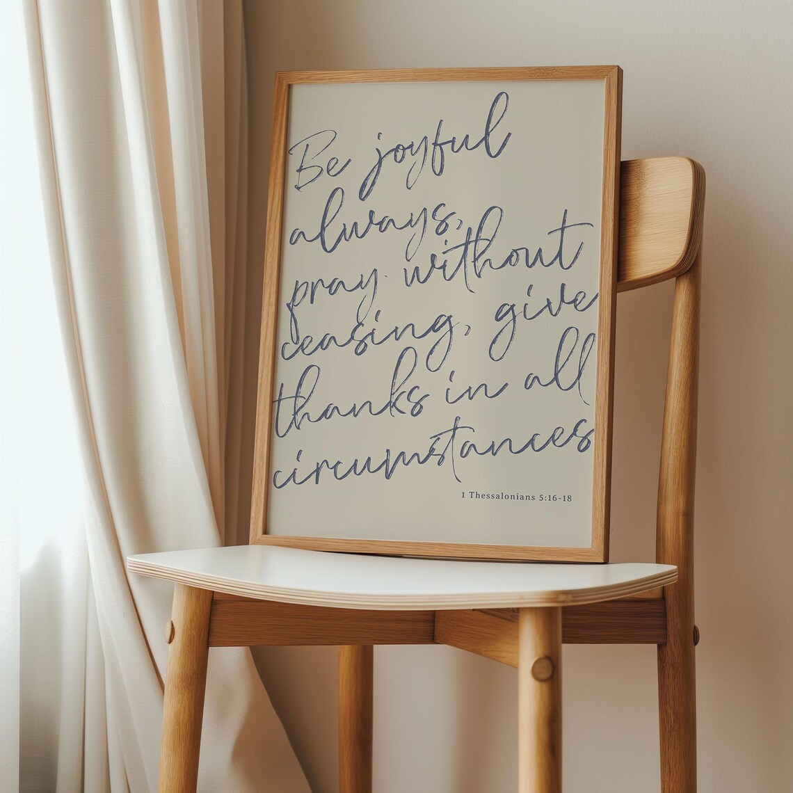 Be Joyful Always, Pray, Give Thanks Art Print - Image 3