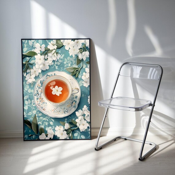 Coffee Print Coffee Bar Wall Art Minimal Drawing Kitchen Decor Apartment Poster Abstract Vintage Painting Cottagecore Decor