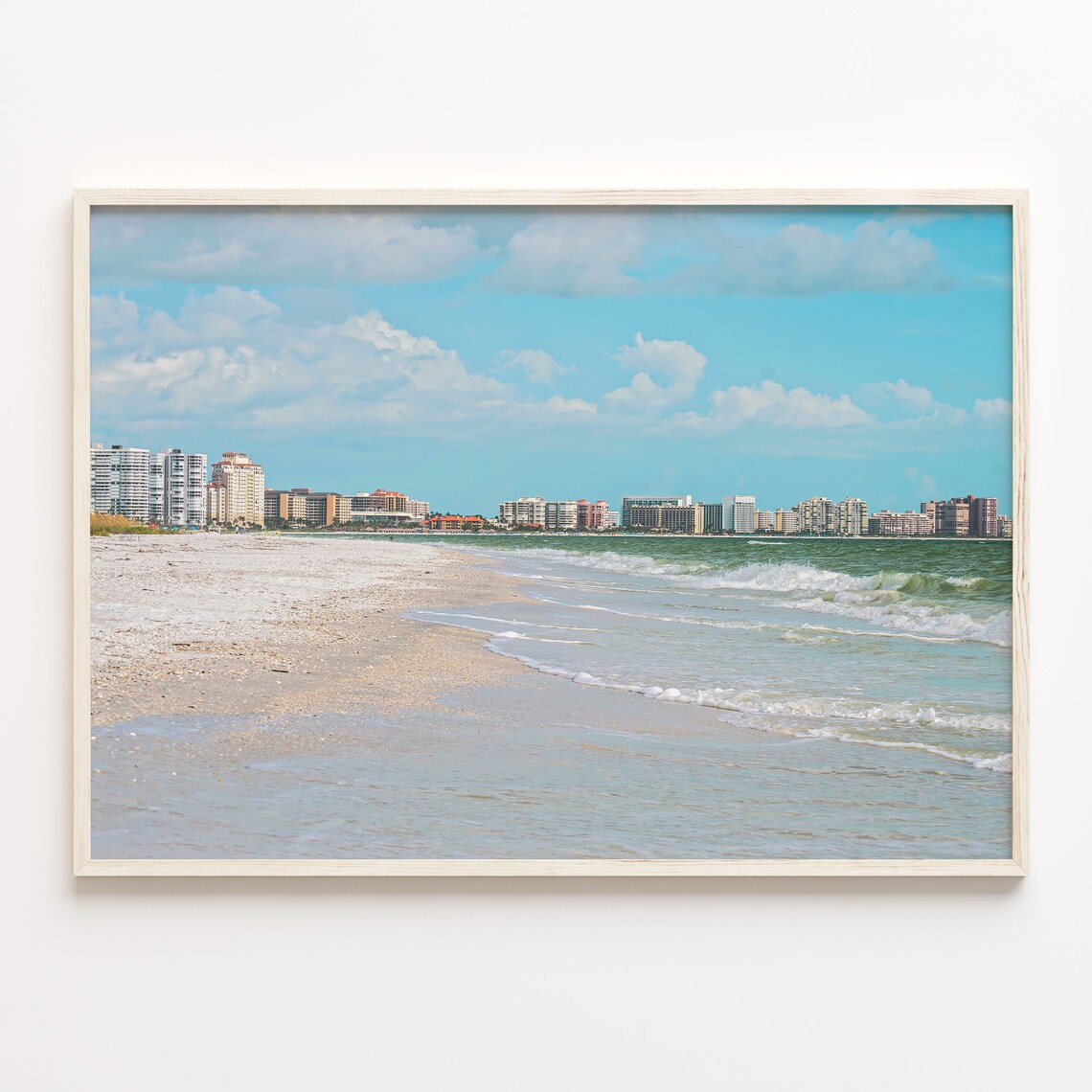 Marco Island Street Map Poster, Travel Art Print