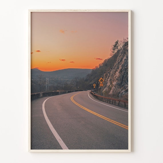 Route 202 Colorful Poster Print Route 202 Photo Wall Art Wall Art Boho Decor Colorful Wall Art Photography Poster Print C18 58