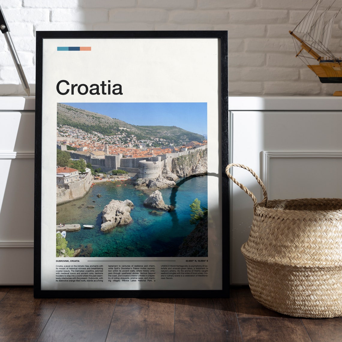 Croatia Print Croatia Poster Croatia Wall Art Croatia Art Print Croatia Photo Travel Poster Traveler Gifts - Image 5