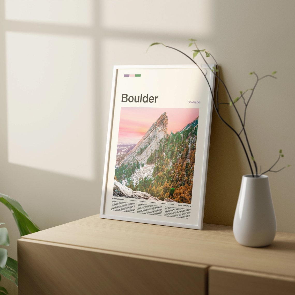 Custom Your Location Personalized Anywhere Travel Gift Poster - Image 4