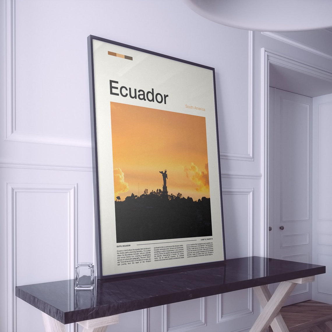 Ecuador Print Ecuador Poster Ecuador Wall Art Ecuador Art Print Ecuador Photo Ecuador Gifts Travel Poster Traveler Gifts - Image 2